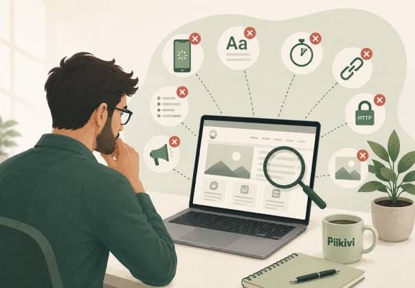 Les 7 erreurs qu'on voit sur 80 % des sites TPE